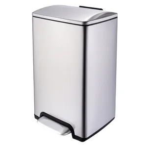 Dustbin Factory Direct Sale Stainless Steel Dustbin Recycle Garbage Bin