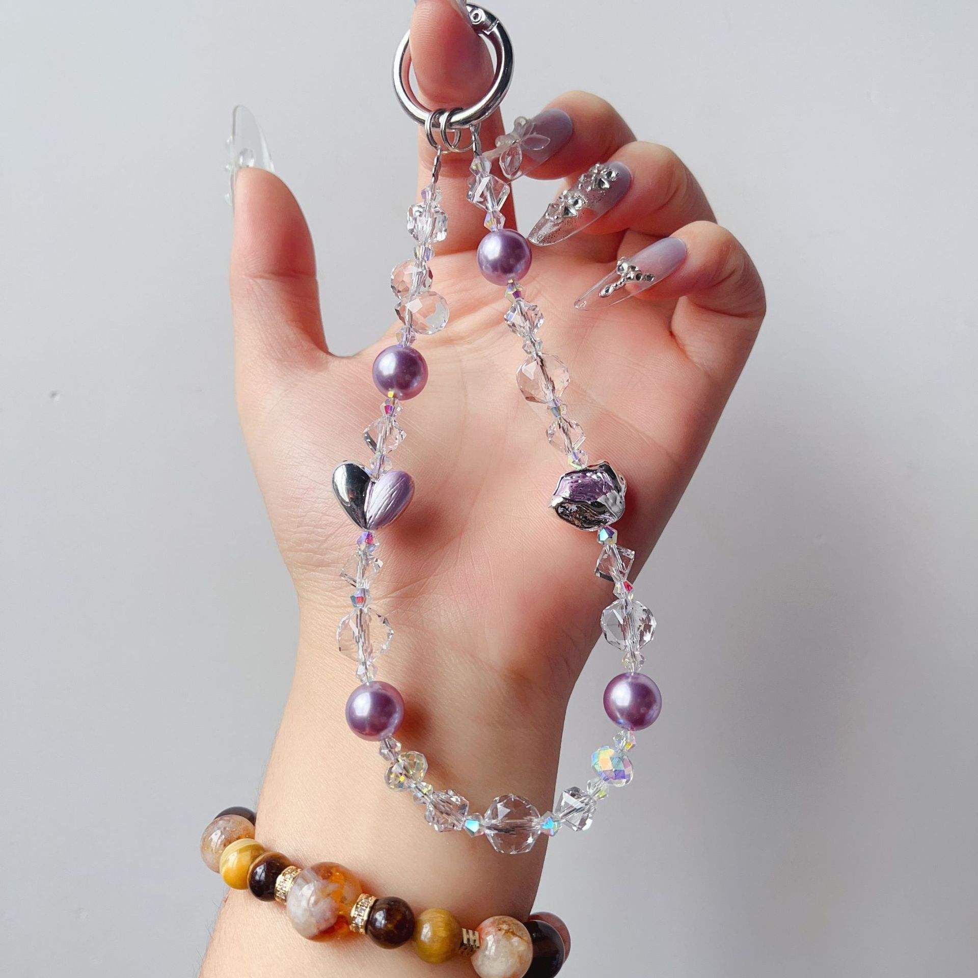 Two - color Heart Purple