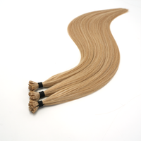 Extensiones de Cabello Humano Virgen de Alta Calidad con Punta K, Doble Trama, Grado Salón, Cutícula Alineada