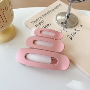 3pcs Plastic Large Hair <b>Clips</b> Set <b>Spring</b> Candy Colors Women Fashion Daily Use Hair <b>Clip</b> Hairpins - Product Image 5