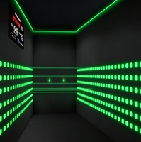 Équipement de labyrinthe laser d'aventure en intérieur, lumières de jeu laser interactives pour parcs à thème, FEC et salles d'évasion, directement de l'usine