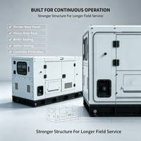 Générateur diesel 70 KVA 55 KW 70 KVA Cummins OEM super silencieux triphasé pour usage domestique avec AVR