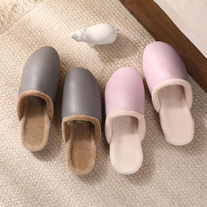 Yearning Woman Man Trendy PU Flat <b>Slipper</b>-Ultra-Soft <b>Waterproof</b> Eco-Friendly Breathable & Light Weight for All Seasons - Product Image 4