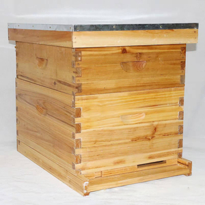 Promotion : Ruche Langstroth à 2 niveaux non assemblée, complète avec 20 cadres, boîte moyenne et super boîte - Revêtement en cire, état neuf - Product Image 5