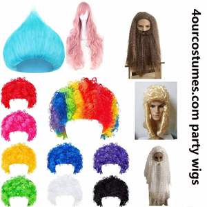 2015 mới nhất <span class=keywords><strong>Janet</strong></span> Bộ sưu tập 26 inch đen cosplay tóc giả tổng hợp chịu nhiệt cơ thể sóng ren phía trước - Product Image 2