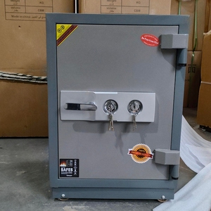 כבד החובה עמיד אש תיבת הפקדה מרובה שכבה צלחת פנימית מעובה פלדה נגד גניבת הגשה בטוחה ארון - Product Image 1