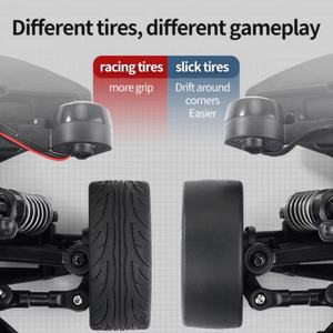 รถบังคับวิทยุออฟโรด RC390 มอเตอร์แบบแปรงถ่าน ความเร็ว 38 กม./ชม. รุ่น SJY-Q118 2.4G 4wd ขนาด 1/16 ควบคุมแบบ Full Proportion - Product Image 3