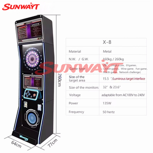 Centre de jeux intérieur, équipement de divertissement, machine de fléchettes électronique à monnayeur pour salle d'arcade - Product Image 6