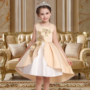 High Quality Custom Baby Kids Children Clothes Crew Neck Layered <b>Dress</b> <b>for</b> Girls Princess <b>8</b> <b>Year</b> <b>Old</b> Girl - Product Image 3