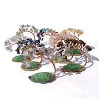 Base de ágata de cristal curativo Natural hecha a mano, amatista tallada, árbol de la suerte, venta al por mayor, amor, piedra decorativa, artesanía, gran oferta, Idea de regalo