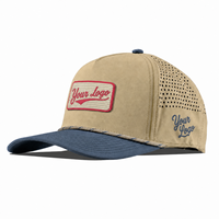 Casquette de baseball respirante en maille perforée, personnalisable, pour sports de plein air, golf, course à pied, en polyester, ajustable