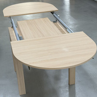 Rail de glissière télescopique multifonctionnel robuste à extension complète pour table, en fer, avec égaliseur, pour quincaillerie de bureau à domicile dissimulée