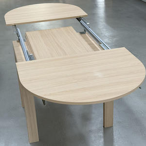 Multifunktionale Hochleistungs-Tischgleitschiene aus Eisen mit Vollauszug, Ausgleichsschiene, Teleskopisch, Einziehbar, Verdeckt, für Esstisch und Schreibtisch - Product Image 3