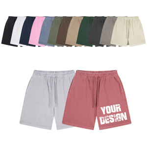 Nouveauté 2025 – Short vintage délavé à l'acide, 420 g/m², en coton épais, uni, sportif, de haute qualité, confortable et élégant, impression à la demande - Product Image 2