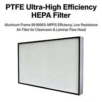 Nouveau filtre HEPA en PTFE à très haute efficacité, cadre en aluminium, faible résistance, pour salle blanche et hotte à flux laminaire, marque Anhe