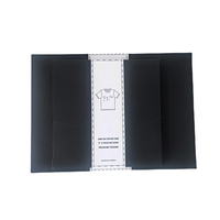 Boîte en carton kraft personnalisée de haute qualité pour t-shirts, écharpes, chaussettes, emballage de t-shirts, boîte enveloppe avec logo