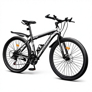 VTT 21 vitesses haute performance avec selle confortable, cadre en acier carbone 24/26 pouces, frein à disque et cadre en acier ordinaire léger - Product Image 5