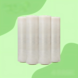 Lightweight Prestretched <b>Stretch</b> <b>Wrap</b> Film 4 Rolls 6000FT 30 Gauge Clear Cling Plastic for Packaging Moving Shipping - Product Image 2