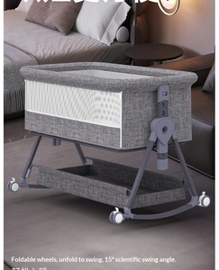Cuna Portátil para Recién Nacidos, Mesa de Lactancia Multifuncional y Cuna Plegable con Diseño de Lujo Ligero - Product Image 3