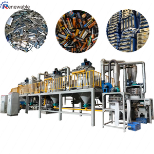 Đầy đủ tự động điện tử chất thải và pin máy quá trình tái chế nghiền và tách dây chuyền sản xuất - Product Image 1