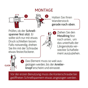 卸売超軽量折りたたみ式ステッキ軽量折りたたみ式トレッキングポールトレイルシニア男性用 - Product Image 5