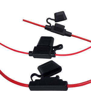Base para Portafusibles en Línea, Impermeable, Ignífuga, Accesorio para Auto, de Acero y Plástico, para Reparación de Automóviles y Camiones - Product Image 1