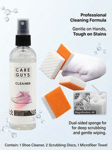 Kit de nettoyage pour chaussures et équipements OEM, mousse nettoyante pour baskets, spray d'entretien pour chaussures blanches, nettoie le <span class=keywords><strong>cuir</strong></span>, le daim, le nubuck et le toile. - Product Image 5