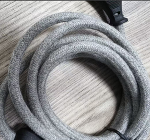 Tùy chỉnh 2-pin EU cắm chiếu sáng dây đèn cổ điển dây vải bện cáp chuyển đổi cho thiết bị nhà điện cung cấp điện - Product Image 4