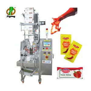 Full automatic multi-function cosmetic shampoo Chille sauce and paste pouch liquid bag packaging machine
