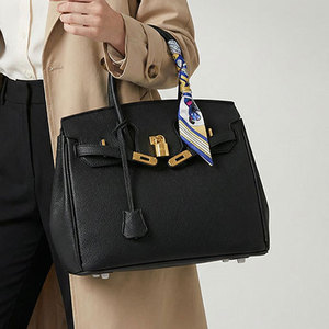 Bolso Tote de Gran Capacidad para Mujer, Diseño Simple con Forro de Poliéster, Color Platino, Moda 2026, Ideal para el Trabajo - Product Image 3