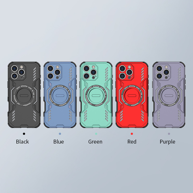 Magnetic Attraction Armor Phone Case for Huawei Nova 14 Ultra Honor 400 Pro 200 Lite X60 X9C Heat Dissipation Wireless Charge