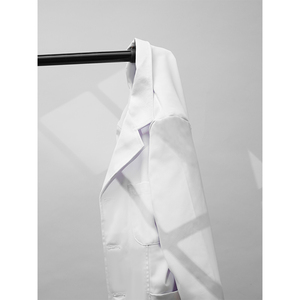 เสื้อโค้ทใส่ทำ<span class=keywords><strong>งาน</strong></span>แขนยาวสีขาวสำหรับผู้ชาย, เสื้อโค้ทใส่ทำ<span class=keywords><strong>งาน</strong></span>เสื้อ<span class=keywords><strong>โค</strong></span>้ทผ้าฝ้ายโพลีเอสเตอร์สำห<span class=keywords><strong>ร</strong></span>ับนักเ<span class=keywords><strong>ร</strong></span>ียนแพทย์ - Product Image 1