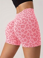 Shorts taille haute pour femmes, parfaits pour le yoga, les entraînements et le quotidien, shorts de sport d'extérieur à imprimé léopard