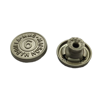 Boutons ronds floraux combinés, écologiques, en alliage de zinc plaqué, personnalisables, classiques, tendance, de haute qualité