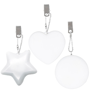 Wholesale Women's Heart-Shaped <b>LED</b> Light Purse Automatic Motion Activated Handbag Lamp with Charm Keychain Smart Home Product - Product Image 1