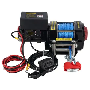 12v 4000 lbs mini guinchos elétricos com controle remoto sem fio