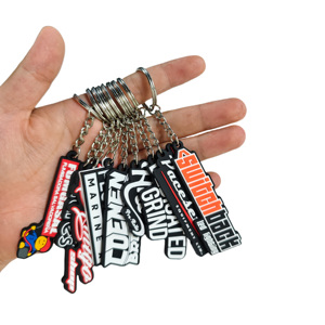 Design Custom Soft PVC <b>Keychain</b> 2D/3D Rubber Keyring with Your Logo for Promotions and Carabiners - Product Image 3