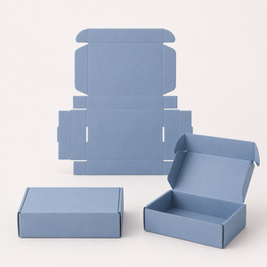 Own Factory Custom Foldable Corrugated Board Eco-Friendly Recycled Materials Elegant Packaging Shipping <b>Boxes</b> - Product Image 6