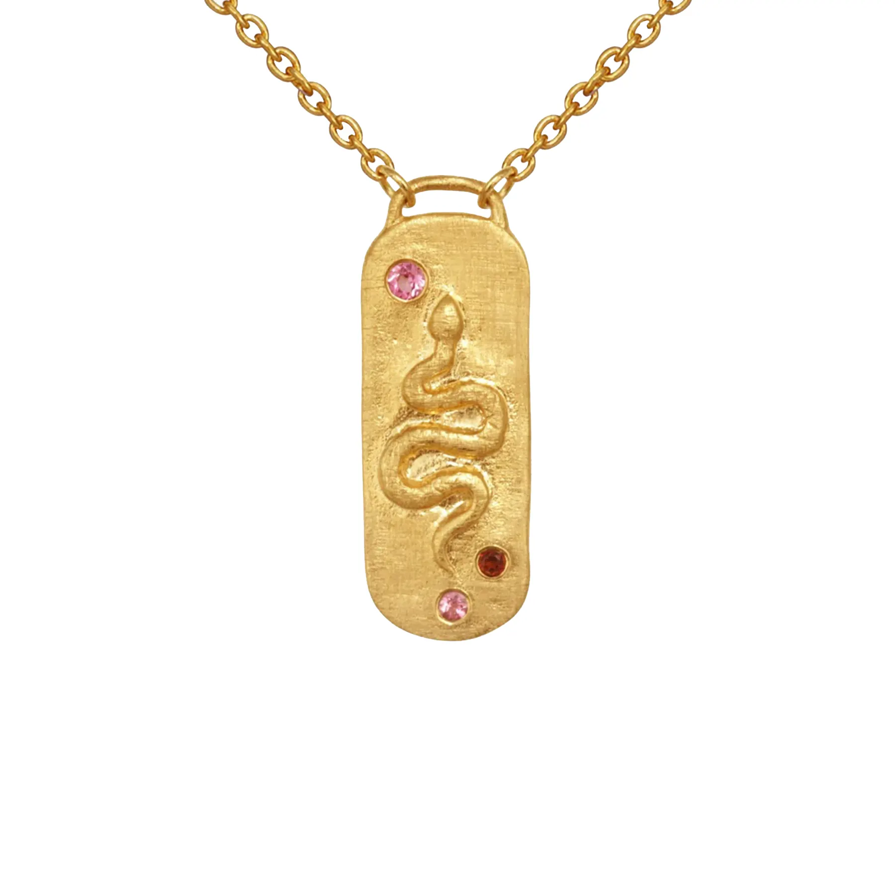 Yüksek kaliteli altın vermeil takı gümüş granat yılan kolye kolye kadın kolye