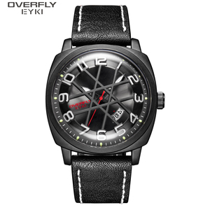 นาฬิกาควอตซ์ <span class=keywords><strong>OVERFLY</strong></span> เครื่องญี่ปุ่น กันน้ำ นาฬิกาสปอร์ต นาฬิกาแบรนด์เนมสำหรับผู้ชาย - Product Image 6
