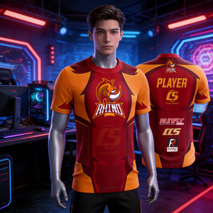 Camiseta de Esports Personalizada OEM 100% Poliéster, Sublimación Completa, para Equipos de Gaming - Product Image 6