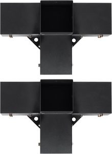 Kit <span class=keywords><strong>de</strong></span> Pérgola <span class=keywords><strong>de</strong></span> Acero <span class=keywords><strong>de</strong></span> Aleación Resistente con Soportes <span class=keywords><strong>de</strong></span> 3 Vías <span class=keywords><strong>para</strong></span> Madera <span class=keywords><strong>de</strong></span> 4"x4", Soportes <span class=keywords><strong>de</strong></span> Pérgola DIY <span class=keywords><strong>para</strong></span> Jardines, Kits <span class=keywords><strong>de</strong></span> Gazebo Metálicos - Product Image 6