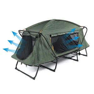 Luxe Canvas Verdikte Regenbestendige Camping Automatische Familie Waterdichte Instant Tent