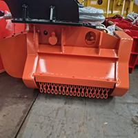 MONDE Nouvelle broyeuse hydraulique robuste pour excavatrice, pour travaux de construction et agricoles, pour broyer les arbustes et les petits troncs d'arbres