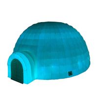 Tente Igloo gonflable géante à Led, personnalisée, grande taille, pour publicité, fête à dôme d'air