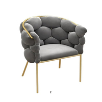 Vente en gros de chaises de salle à manger en velours avec pieds en métal doré de haute qualité chaises de cuisine maquillage en vente
