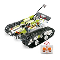 Jouets éducatifs pour enfants, kit voiture de construction F1, voiture de course, télécommande, bloc de construction