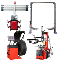 Guichet unique pour l'équipement complet du véhicule Alignement des roues de garage 3D Changeur de pneu Équilibreur de pneu Ciseaux Élévateur de voiture Combo