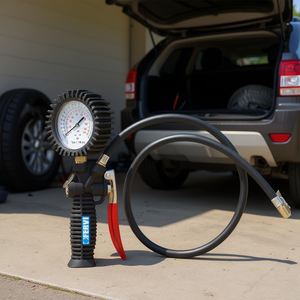 Pistola de Inflado Fervi con Manómetro y Manguera para Inflar Neumáticos - Product Image 3