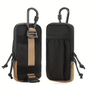 Sac de taille noir multifonctionnel pour sports de montagne et de randonnée en plein air, sac pour téléphone portable, sac de montagne en plein air, 1 pièce - Product Image 3